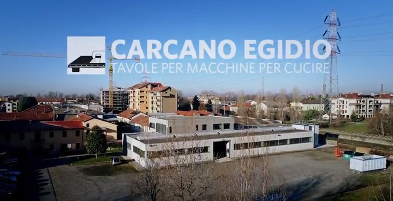 Sede e fábrica da CARCANO EGIDIO em Paderno Dugnano, Milão