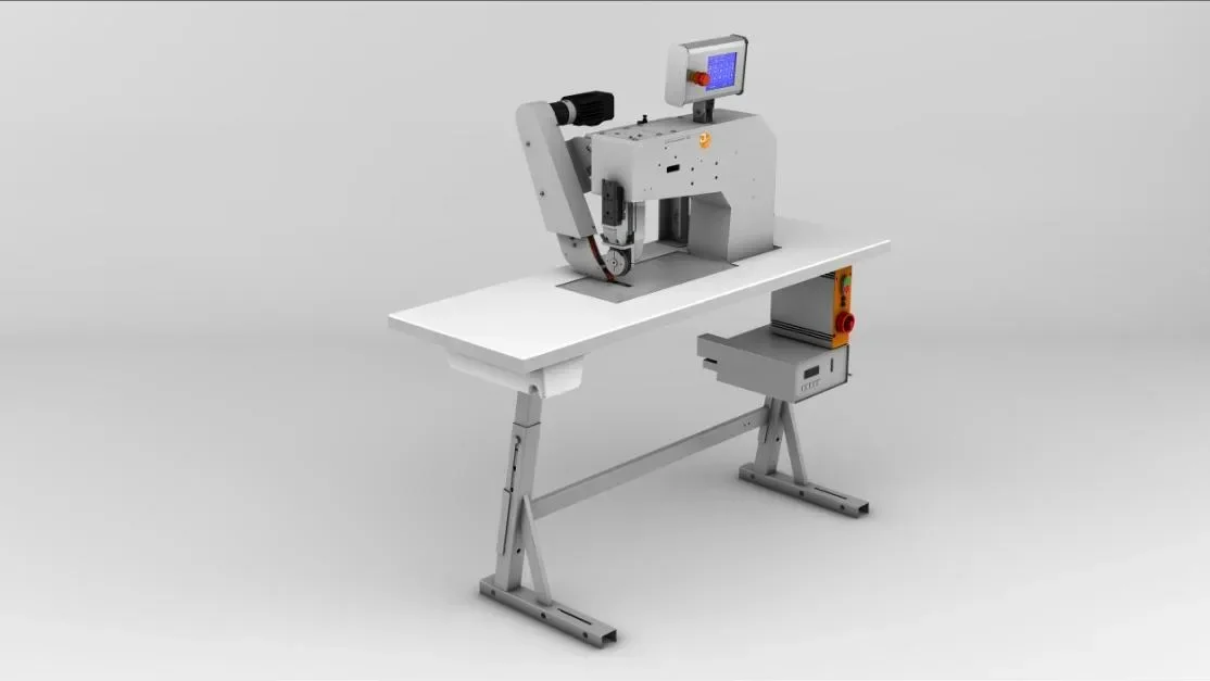 Jentschmann WeldsonicSolo — Mesa plana para corte ou colagem em contínuo